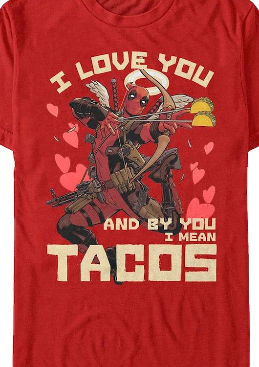 Deadpool I Love You Marvel Comics T-Shirt - main product image