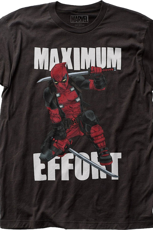 Deadpool Maximum Effort Marvel Comics T-Shirtmain product image