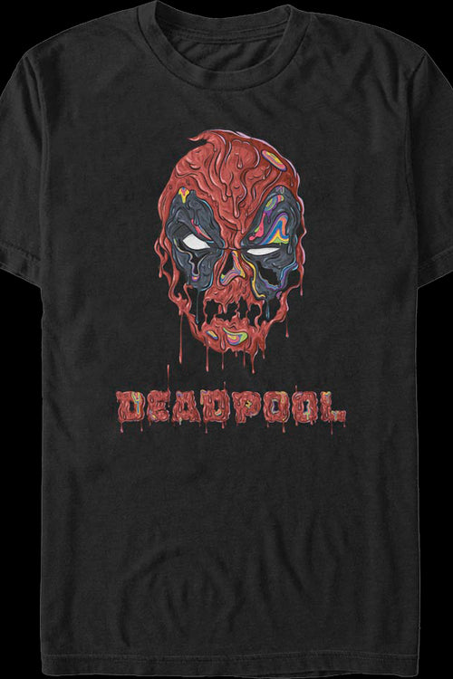 Deadpool Melting Mask Marvel Comics T-Shirtmain product image