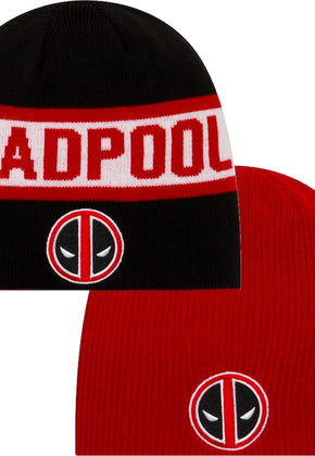 Deadpool Reversible Marvel Comics Beanie