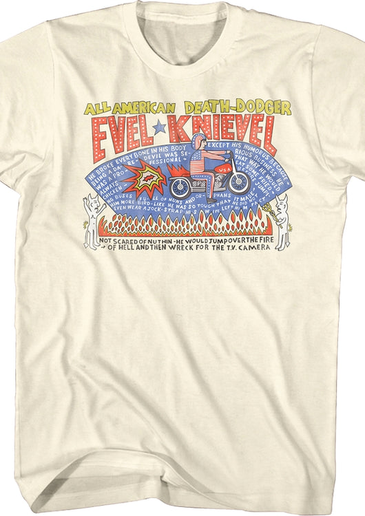 Death-Dodger Evel Knievel T-Shirt - main product image