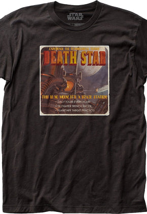 Death Star Postcard Star Wars T-Shirt