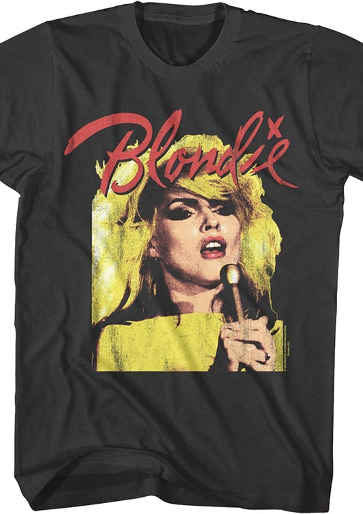 Debbie Harry Singing Blondie T-Shirt - main product image