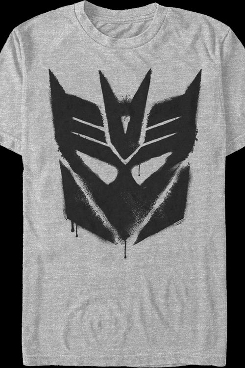Decepticon Graffiti Logo Transformers T-Shirtmain product image