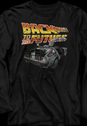DeLorean Back To The Future Long Sleeve Shirt