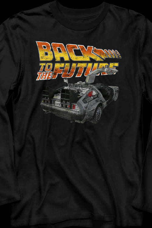 DeLorean Back To The Future Long Sleeve Shirtmain product image