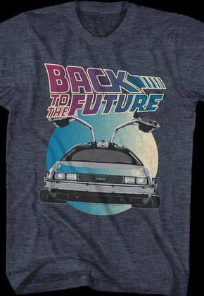 DeLorean Circle Back To The Future T-Shirt