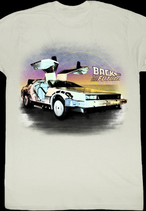 DeLorean Open Doors Back To The Future T-Shirt
