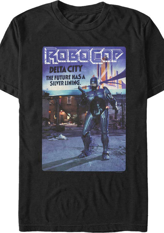 Delta City Poster Robocop T-Shirt - main product image