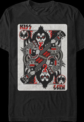 Demon Playing Card KISS T-Shirt