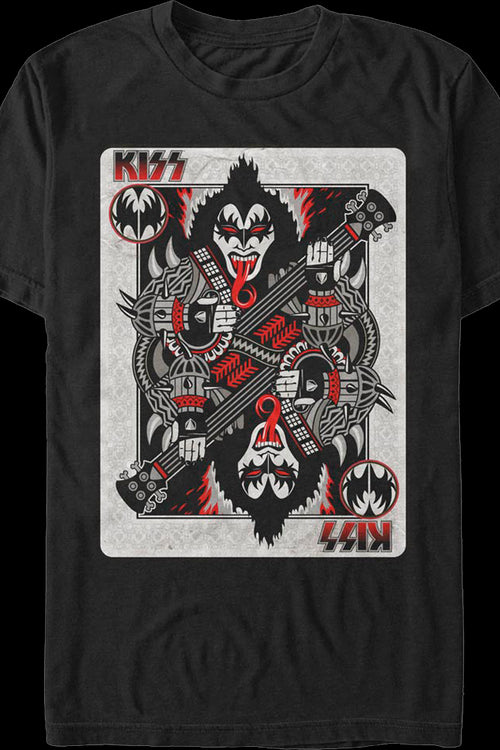 Demon Playing Card KISS T-Shirtmain product image