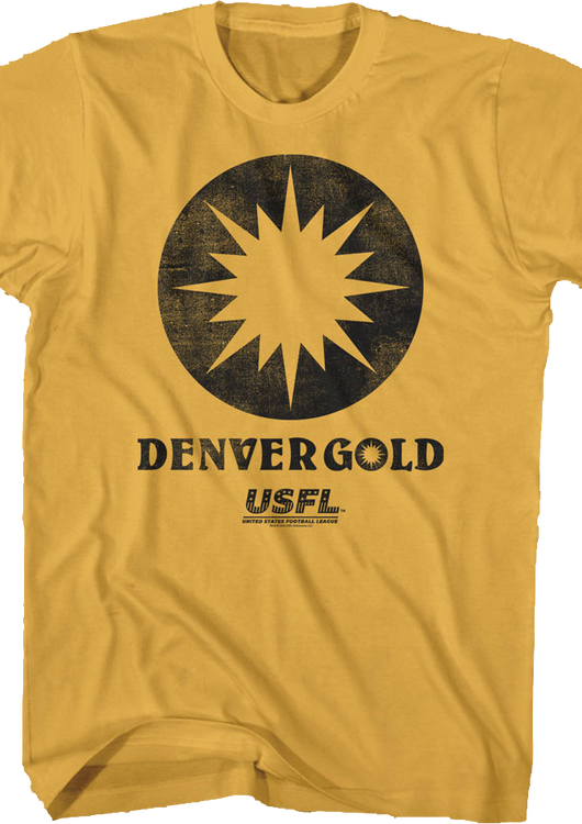 Denver Gold USFL T-Shirt - main product image