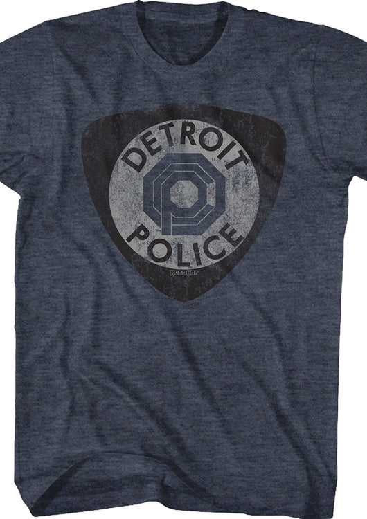 Detroit Police Badge Robocop T-Shirt - main product image