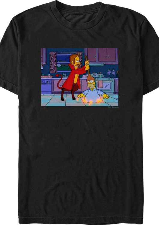 Devil Flanders The Simpsons T-Shirt - main product image