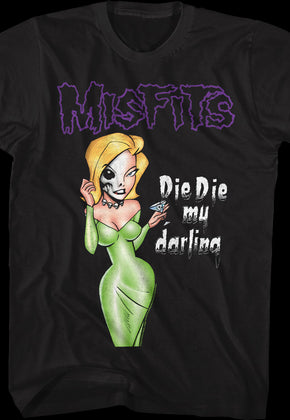 Die Die My Darling Illustration Misfits T-Shirt