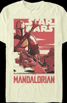 Din Djarin Poster The Mandalorian Star Wars T-Shirt