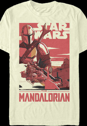 Din Djarin Poster The Mandalorian Star Wars T-Shirt