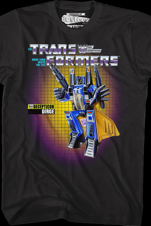 Dirge Box Art Transformers T-Shirtmain product image