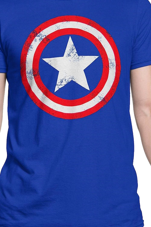 Distressed Captain America Shield Shirtmain product image