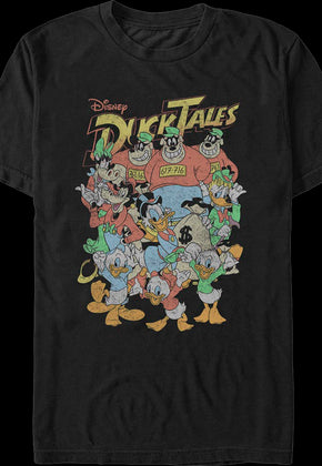 Distressed Cast Picture DuckTales T-Shirt