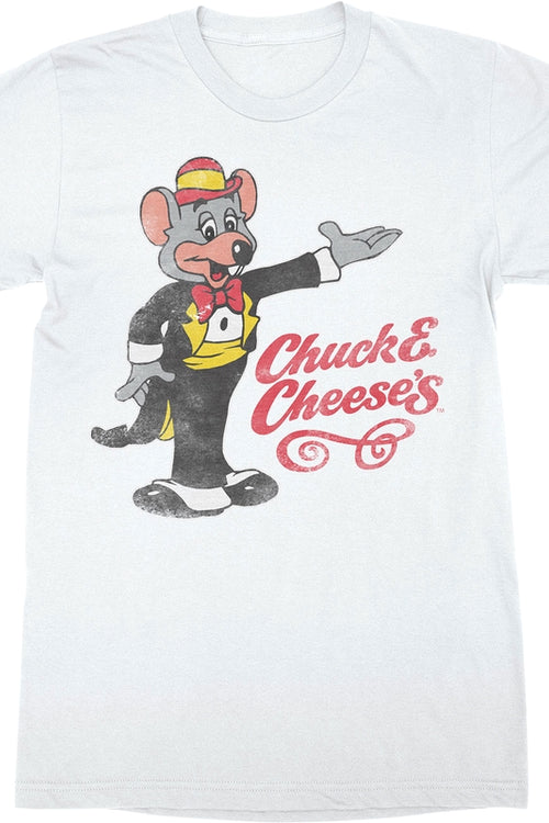 White Distressed Chuck E. Cheese's T-Shirtmain product image
