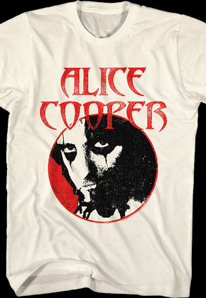 Distressed Circle Alice Cooper T-Shirt