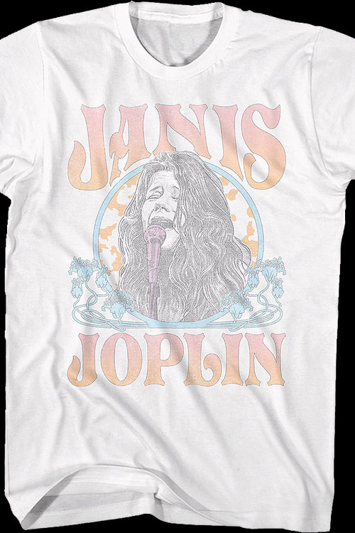 Distressed Circle Janis Joplin T-Shirtmain product image