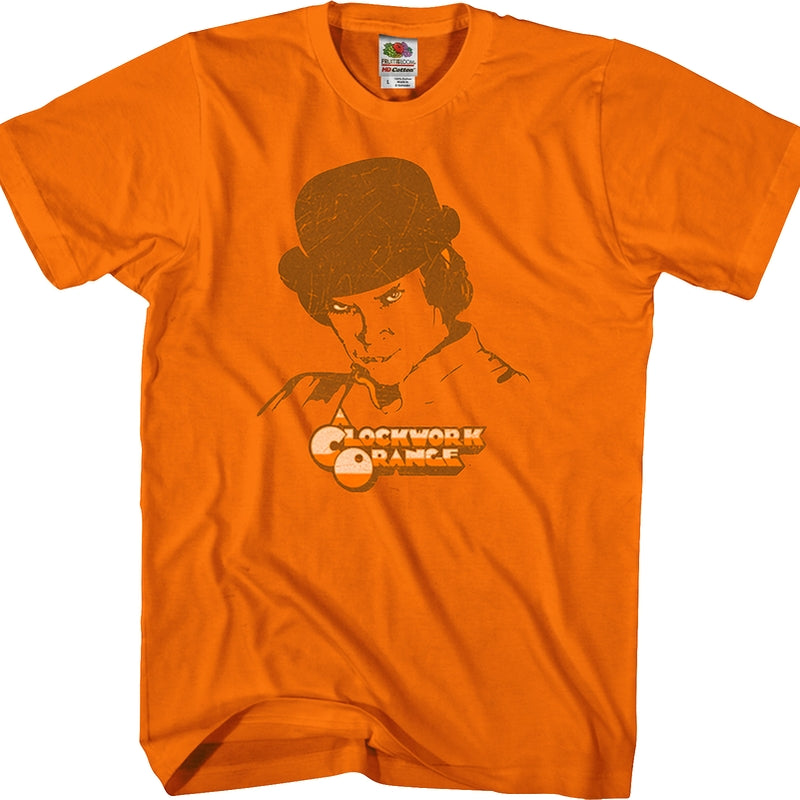 Distressed Clockwork Orange T-Shirt Men's