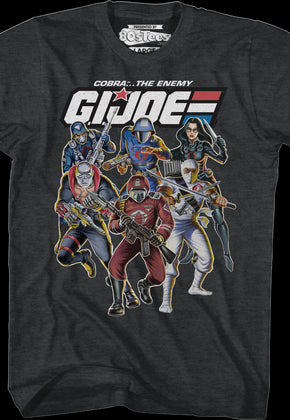 Distressed Cobra Members GI Joe T-Shirt