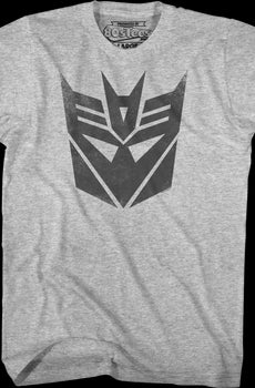 Distressed Decepticons Logo Transformers T-Shirt