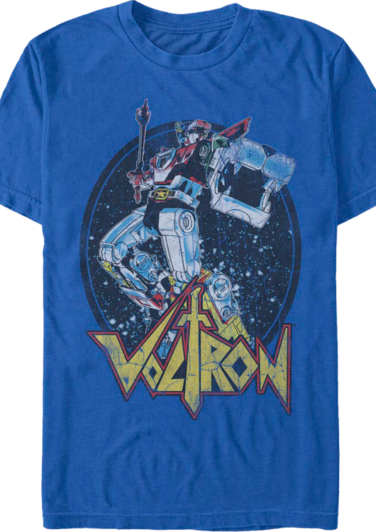Distressed Defender Voltron T-Shirt - main product image