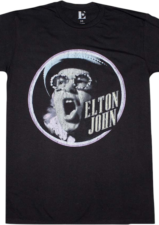 Distressed Elton John T-Shirt - main product image