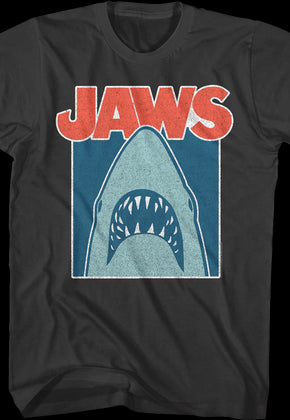 Distressed Frame Jaws T-Shirt