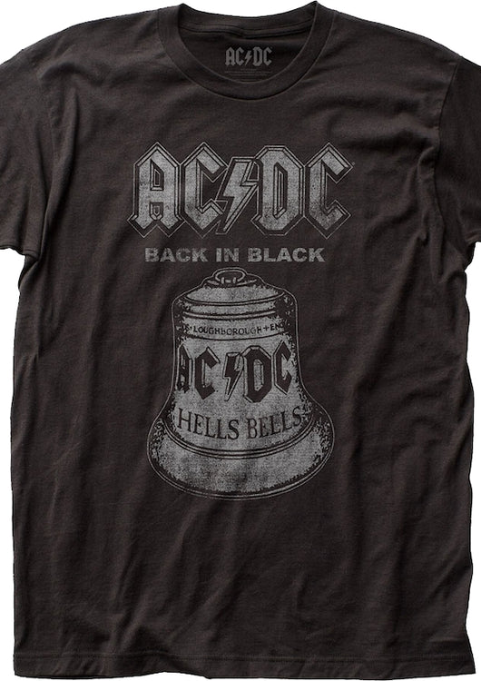 Distressed Hells Bells ACDC Shirt - main product image