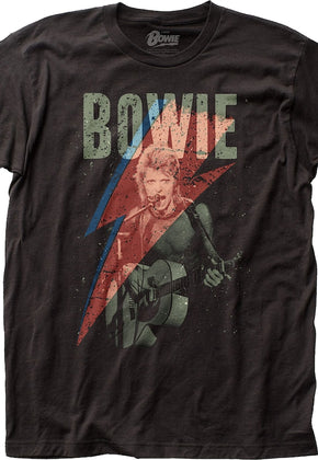 Distressed Lightning Bolt David Bowie T-Shirt