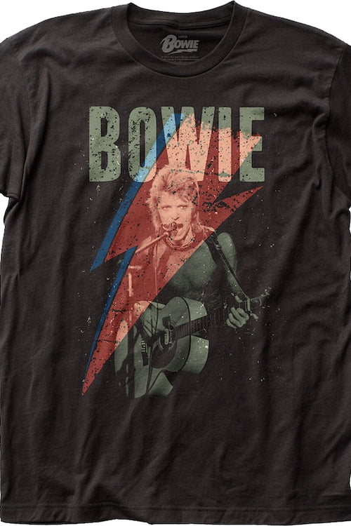 Distressed Lightning Bolt David Bowie T-Shirtmain product image
