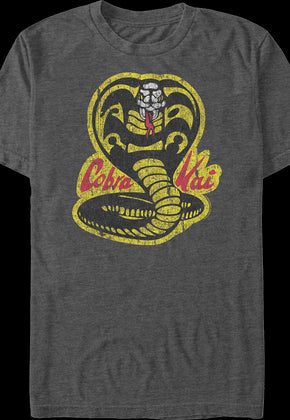 Distressed Logo Cobra Kai T-Shirt