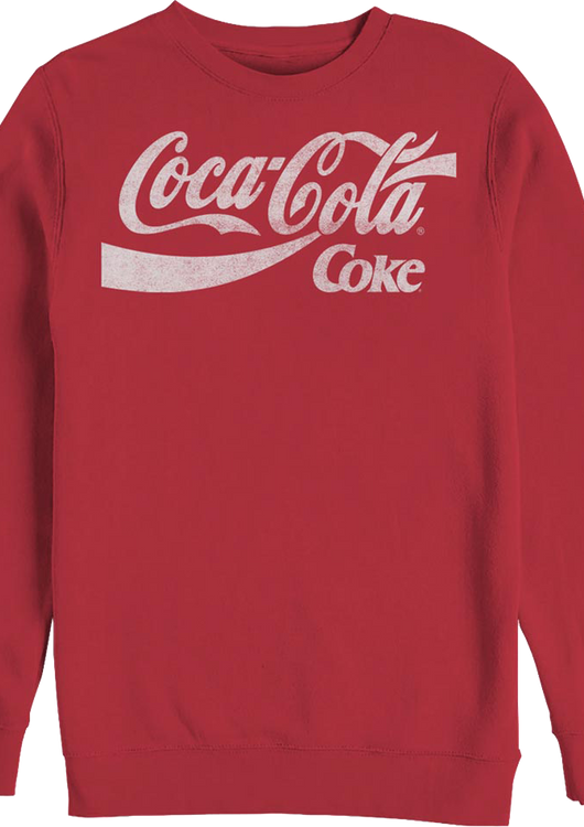 Distressed Logo Coca-Cola Sweatshirt - main product image