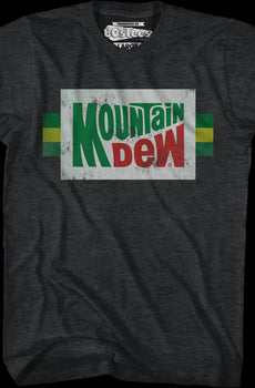 Distressed Logo Mountain Dew T-Shirt