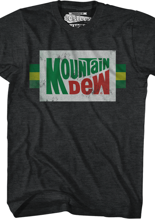 Distressed Logo Mountain Dew T-Shirt - main product image