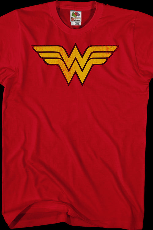 Distressed Logo Wonder Woman T-Shirtmain product image