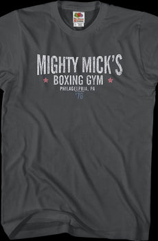 Distressed Mighty Mick's Boxing Gym Rocky T-Shirt