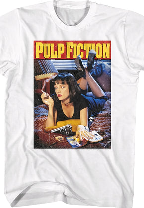 Distressed Movie Poster Pulp Fiction T-Shirt