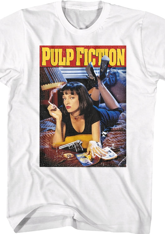 Distressed Movie Poster Pulp Fiction T-Shirt - main product image