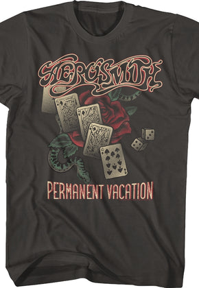 Distressed Permanent Vacation Aerosmith T-Shirt
