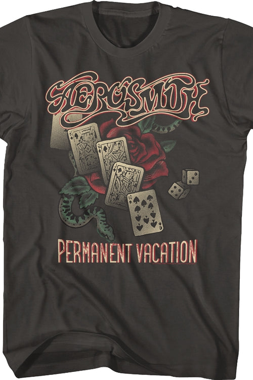 Distressed Permanent Vacation Aerosmith T-Shirtmain product image