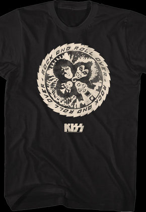 Distressed Rock and Roll Over KISS T-Shirt