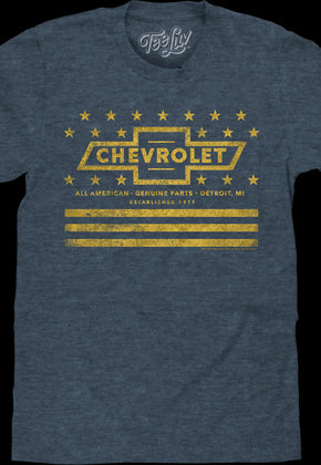 Distressed Stars Chevrolet T-Shirt