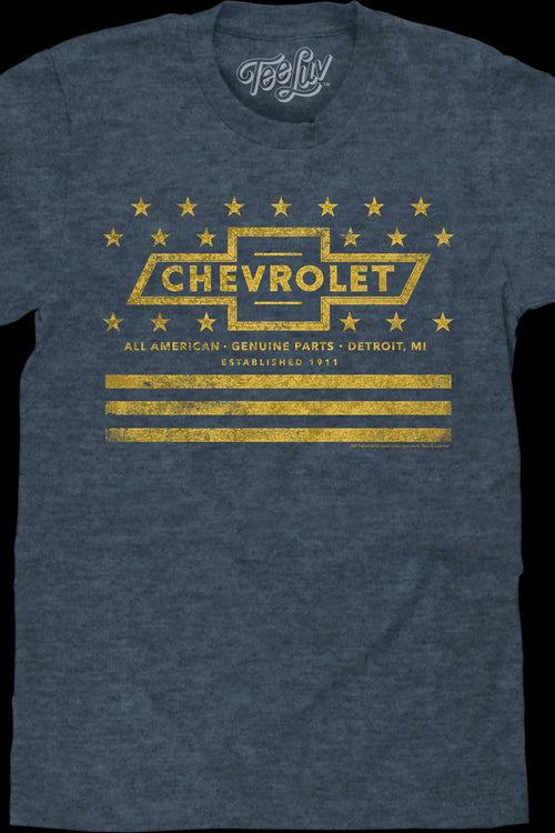 Distressed Stars Chevrolet T-Shirtmain product image