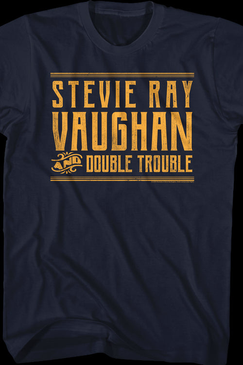 Distressed Stevie Ray Vaughan and Double Trouble T-Shirtmain product image